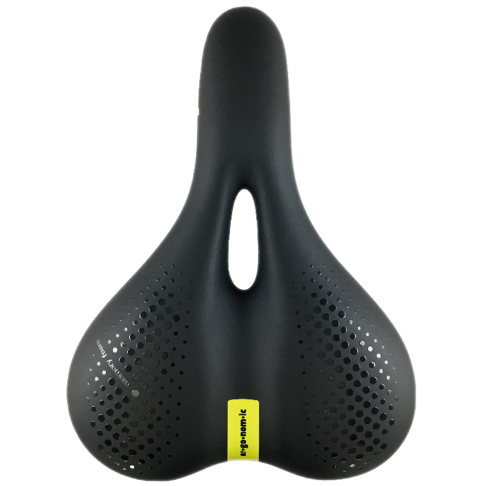 DDK Saddle - Trekking-  Support & Memory Foam - Steel Rail - Cover Soft Touch - 260x187mm -472g