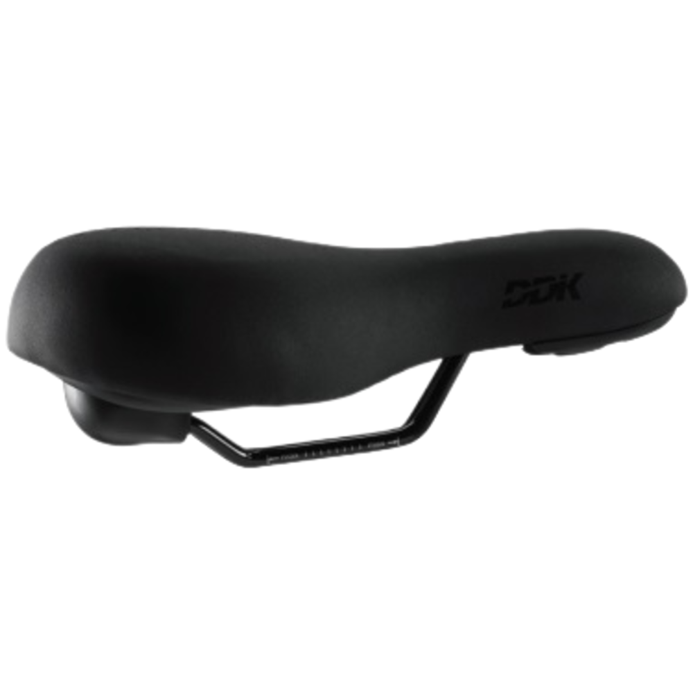 DDK Saddle - City - Support & Memory Foam - Steel Rail - Cover Soft Touch - 260x212mm -506g