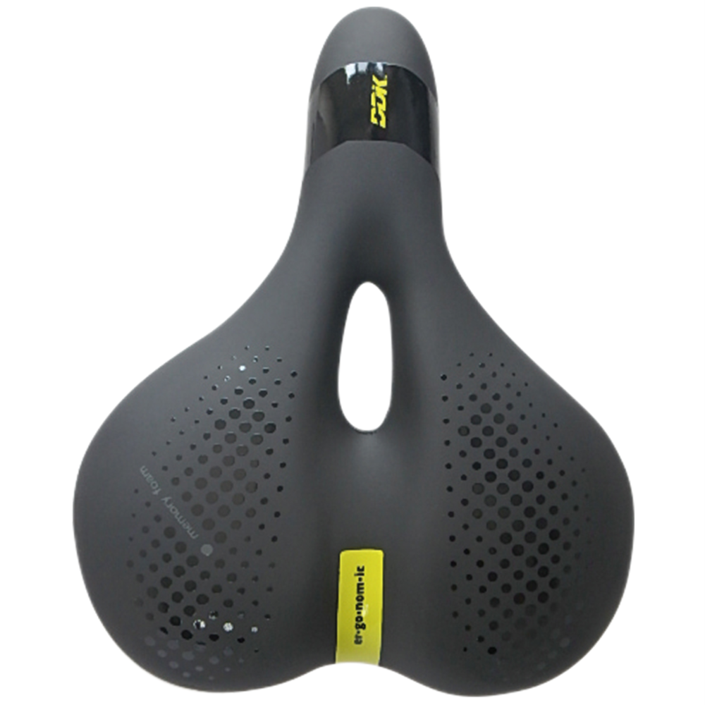 DDK Saddle - City - Support & Memory Foam - Steel Rail - Cover Soft Touch - 260x212mm -506g