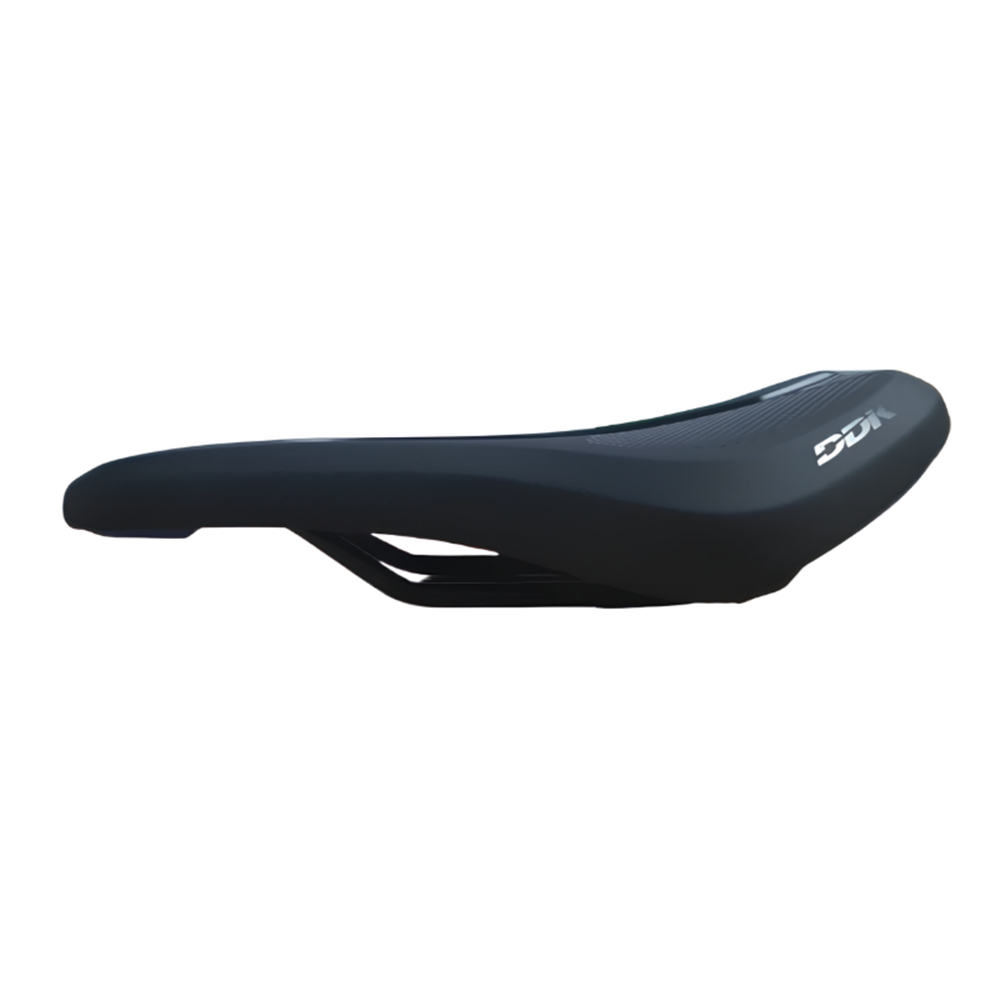 DDK Saddle - MTB Gravel -  Support foam - Cover Semi PU - Steel rails  275 x 153mm, 350g