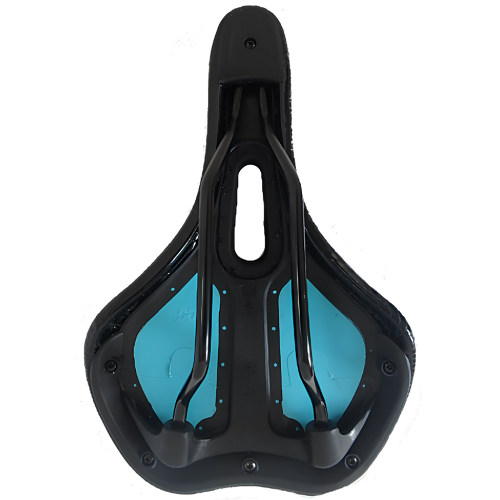 DDK Saddle - E-Trek -  Support & Memory Foam - Steel Rail - Cover Soft Touch - 280x174mm - 330g
