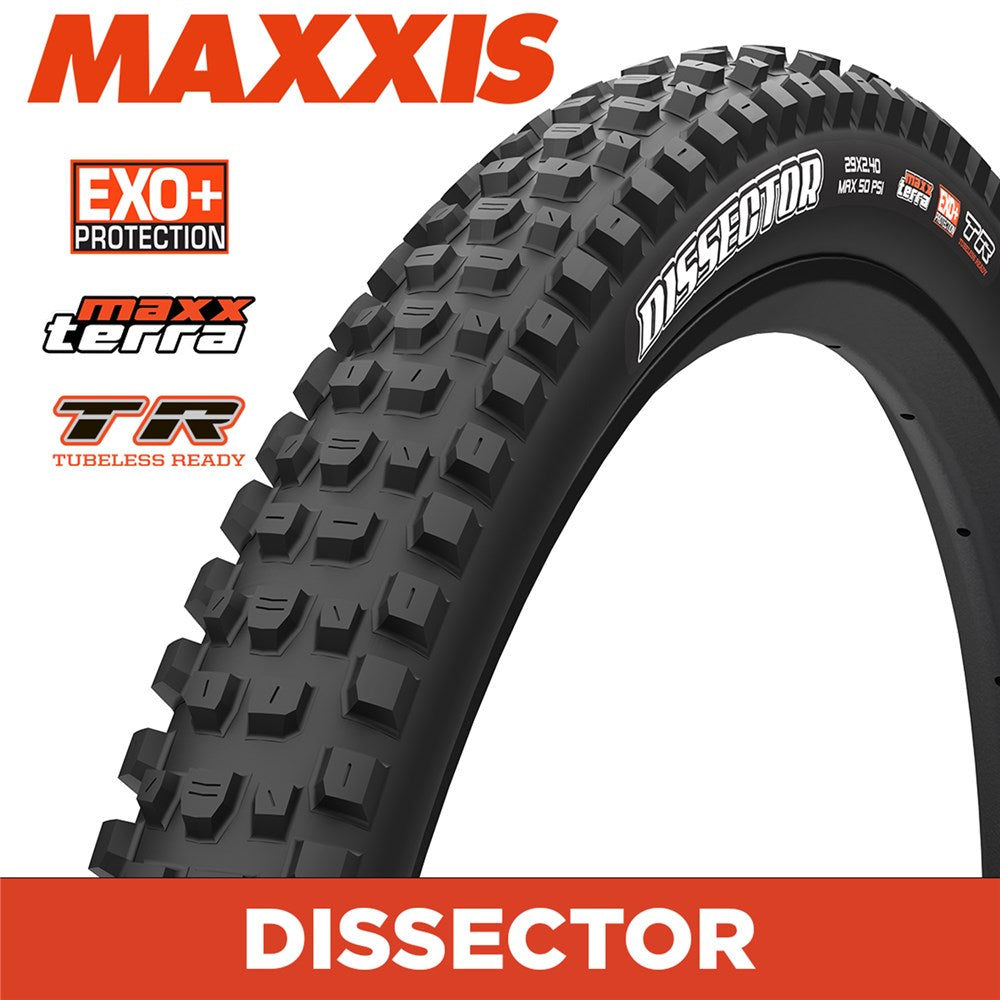 MAXXIS MOUNTAIN - DISSECTOR - 32X2.40 - MaxxTerra/EXO+/TR - Foldable 60 TPI E50