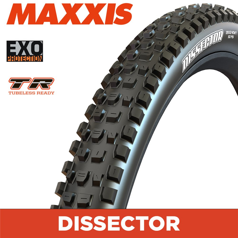 MAXXIS Mountain - DISSECTOR - 27.5X2.4 - EXO / TR - Wire 60 TPI E25