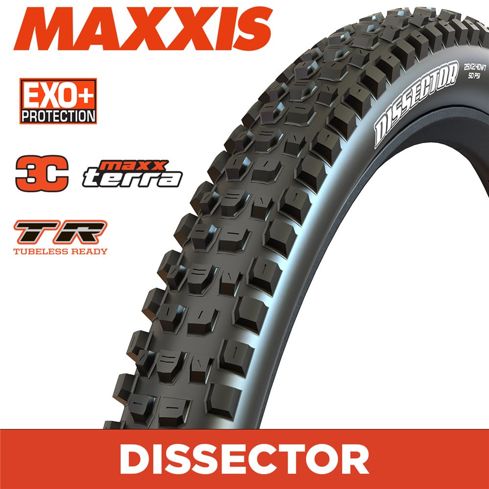 MAXXIS Dissector G2 - 29 X 2.40 Folding EXO 3C MaxxTerra TR - Black