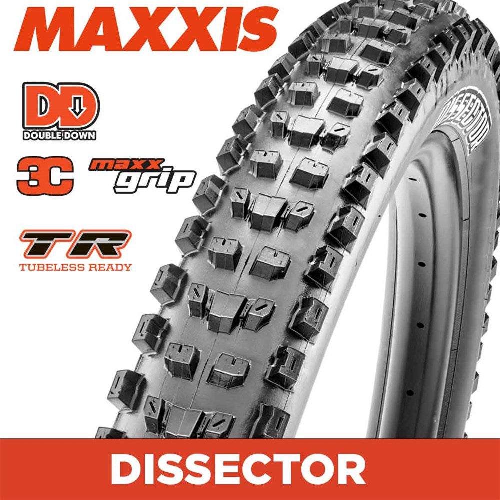 MAXXIS MOUNTAIN - DISSECTOR - 29X2.40 - 3C MaxxGrip / DD / TR - Foldable 120X2 TPI E25