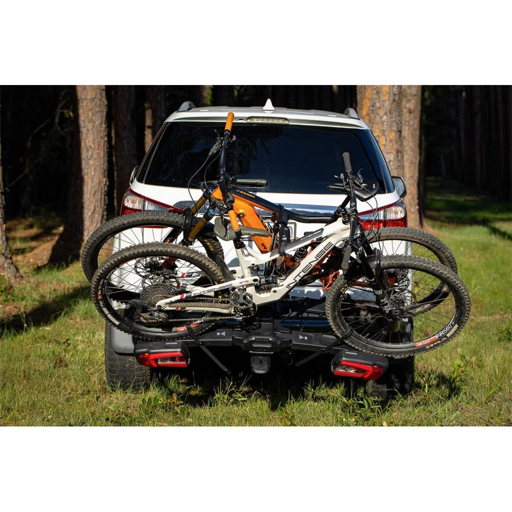 STOWAWAY E-Glide Pro 2 Platform Car Rack E-Bike Carrier - Tow Ball Mount - 2 Bikes