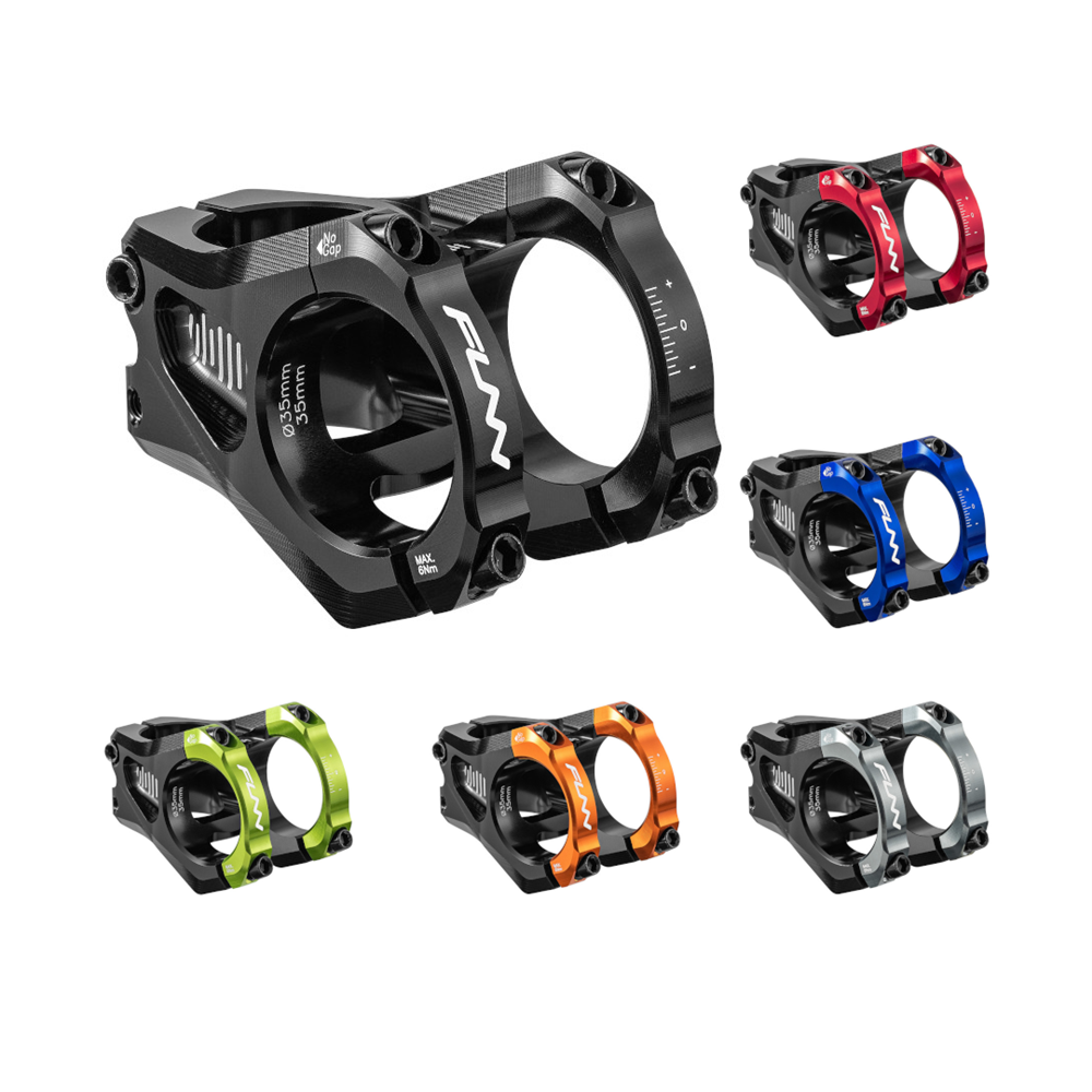 FUNN Stem - Equalizer - 50mm Length - 35mm Diameter - 0 Deg Rise - Black