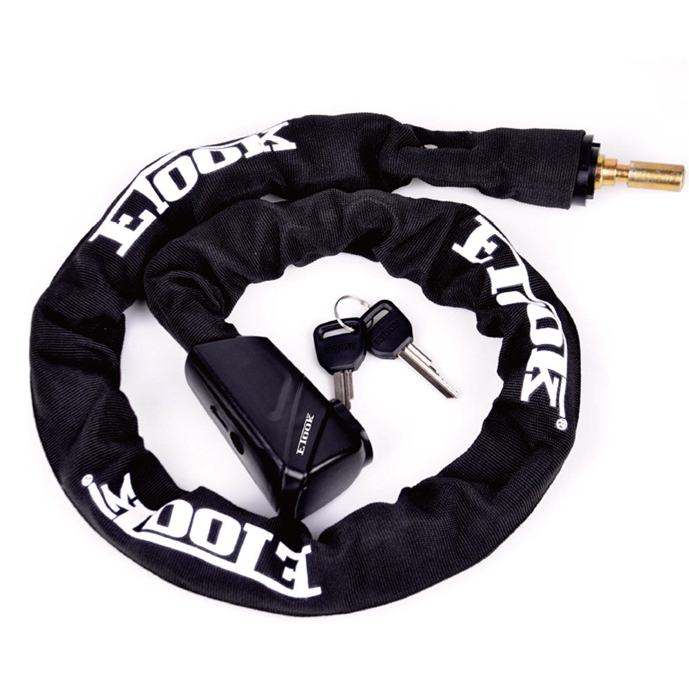 ETook 655 - Key Chain Lock 1100mm x 9mm - Swiss Anti-Drill Piece Lock Cylinder -  Level Rating 6