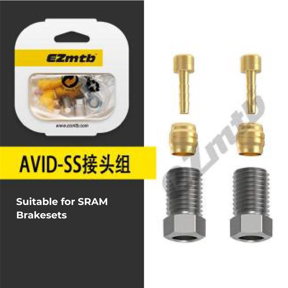 EZMTB Avid Sram Brake Hose Compression Nut Kit