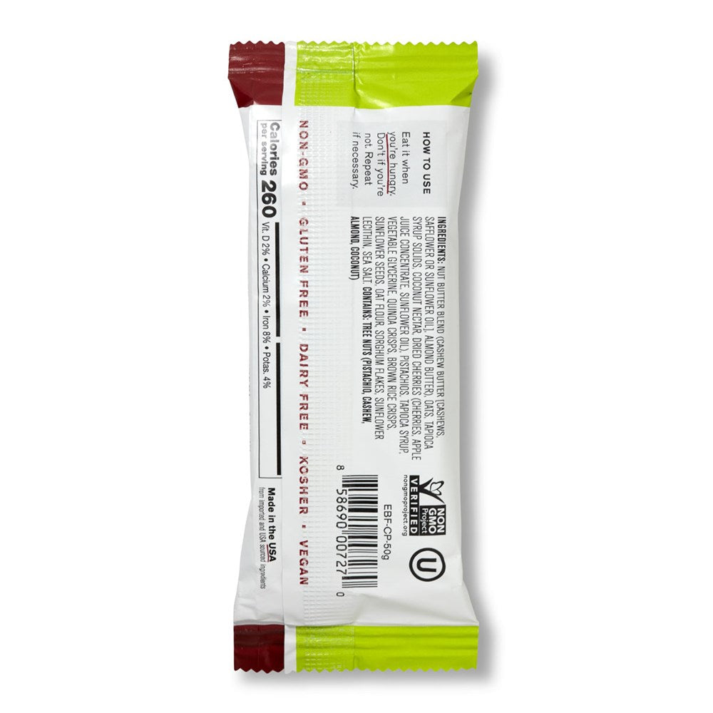 SkratchLabs Energy Bar Sport Fuel - Cherries & Pistachios - 12 Pack - 50g each (858690007270)