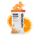 SkratchLabs Energy Chews Sport Fuel - Orange - Single Serving 10 Pack