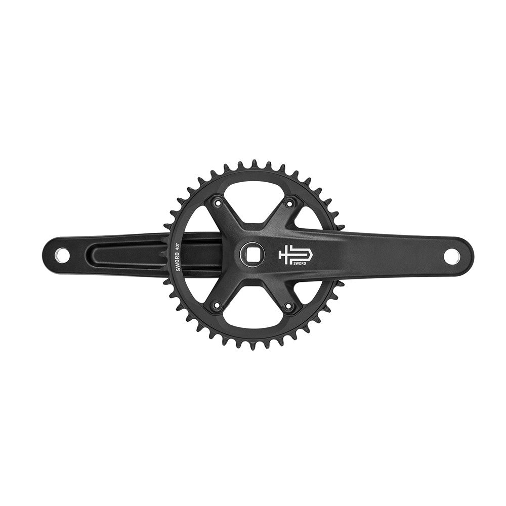 MICROSHIFT Sword Black Gravel - Crankset 1x9 - 40T- 175mm Arm Length