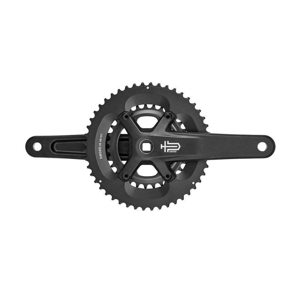 MICROSHIFT Sword Black Gravel - Crankset 2x9 - 48-31T - 172.5mm Arm Length