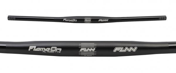 FUNN Handlebar - Flame On - 31.8 - 710mm Wide - 0mm Rise - Black