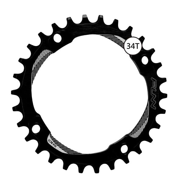 FUNN Chain Ring - Solo Narrow Wide - 34T - 104mm BCD