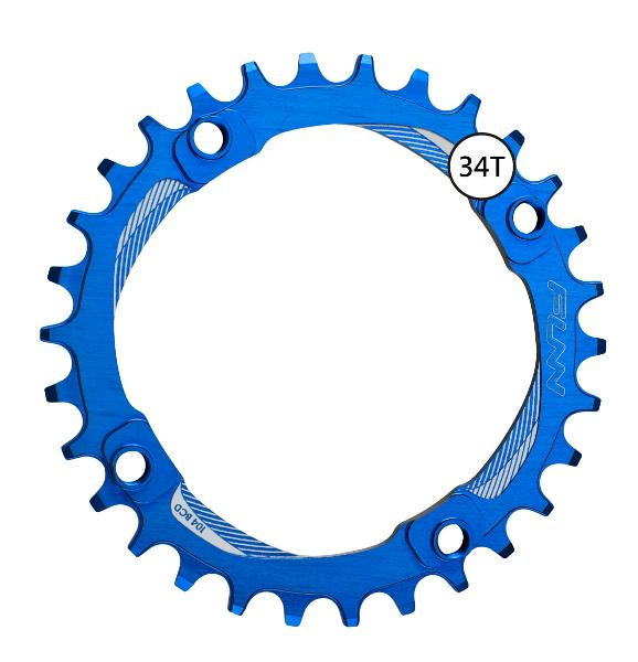 FUNN Chain Ring - Solo Narrow Wide - 34T - 104mm BCD