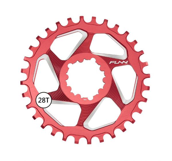 FUNN Chain Ring - Solo DX Narrow Wide Boost - 28T Sram Direct Mount - 3mm offset
