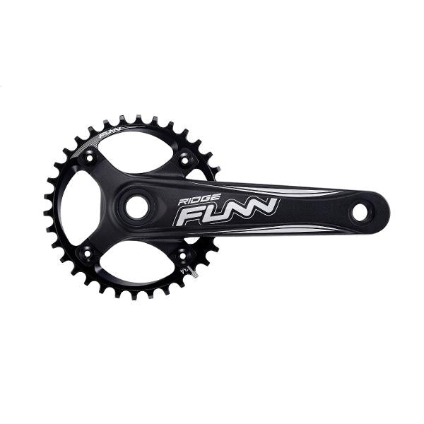 FUNN Crankset - RIDGE - 170mm Arm - 32T 104mm BCD Solo Comp NW Chainring - 68/73mm BB Included - 24mm Axle