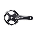 FUNN Crankset - RIDGE - 175mm Arm - 36T 104mm BCD Solo Comp NW Chainring - 68/73mm BB Included - 24mm Axle