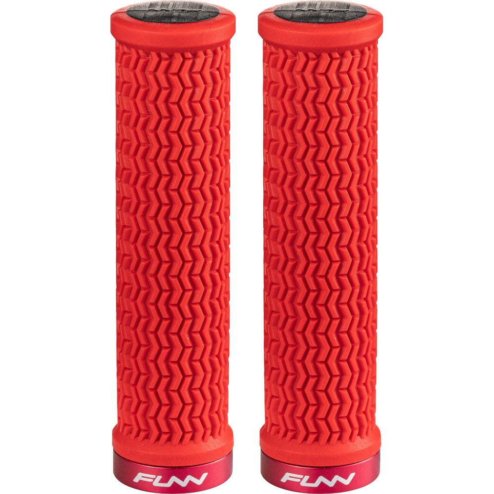 FUNN Grips - Holeshot - One Sided Lock - Triple Fin - 30.5mm - Grey