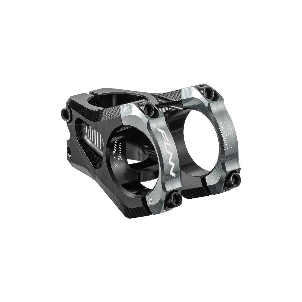 FUNN Stem - Equalizer - 50mm Length - 31.8mm Diameter - 0 Deg Rise - Black