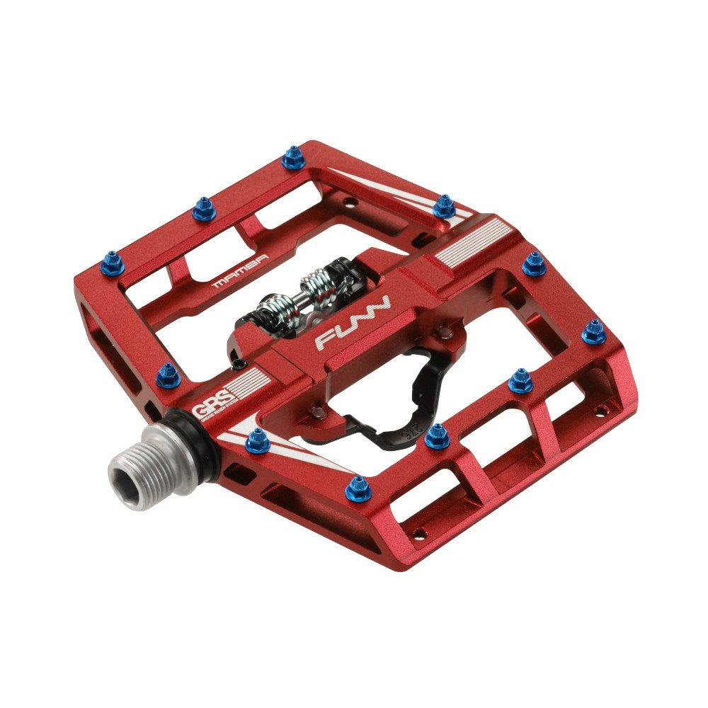 FUNN Pedal - Mamba - One Side Clip MTB Pedals SPD - Red