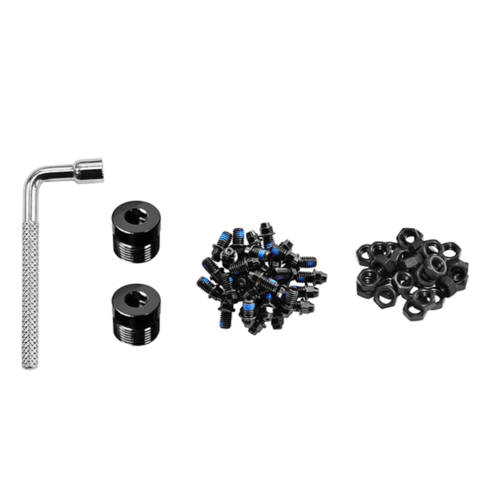 FUNN Stud Kit - Black Magic - Red (Stud And Nuts 32Pcs - Side Cap 2Pcs - 4mm Wrench)
