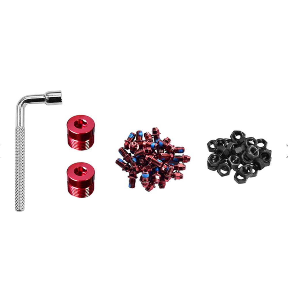 FUNN Stud Kit - Black Magic - Black (Stud And Nuts 32Pcs - Side Cap 2Pcs - 4mm Wrench)
