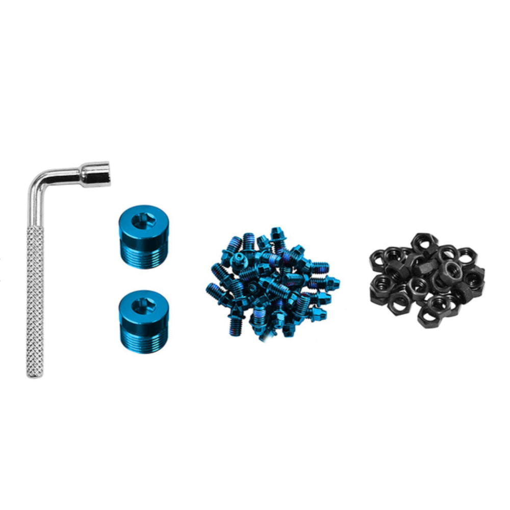 FUNN Stud Kit - Black Magic - Orange (Stud And Nuts 32Pcs - Side Cap 2Pcs - 4mm Wrench)