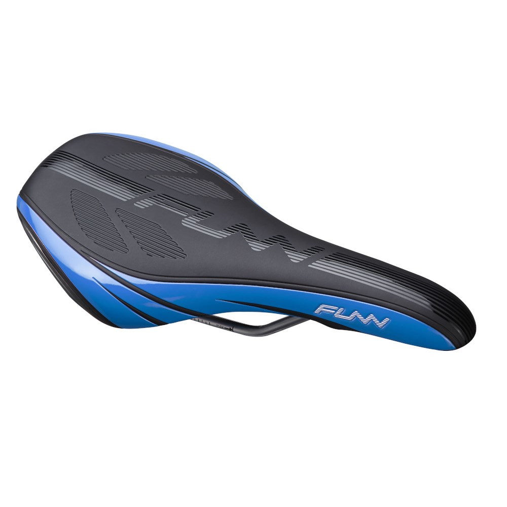 FUNN Saddle - Adlib HD - 145mm Wide - 291mm Long - Water Resistant - Black/Blue