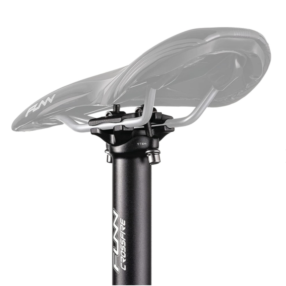 FUNN Seat Post - Crossfire - 27.2mm x 350mm - Black