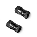 FUNN FastAir Tubeless Valve Replacement Caps Pair - Black