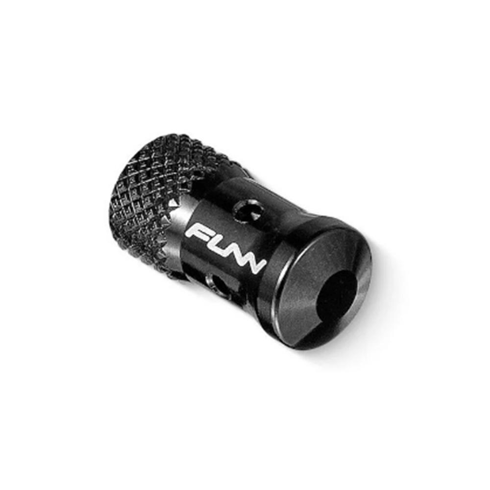 FUNN FastAir Tubeless Valve Replacement Caps Pair - Black