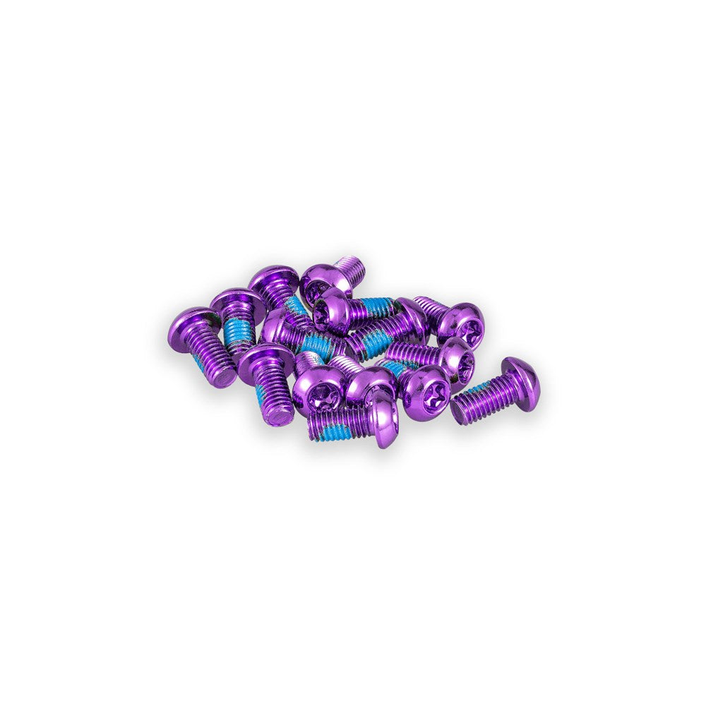 FUNN Disc Rotor Bolts - 10mm M5 - 15pc Red