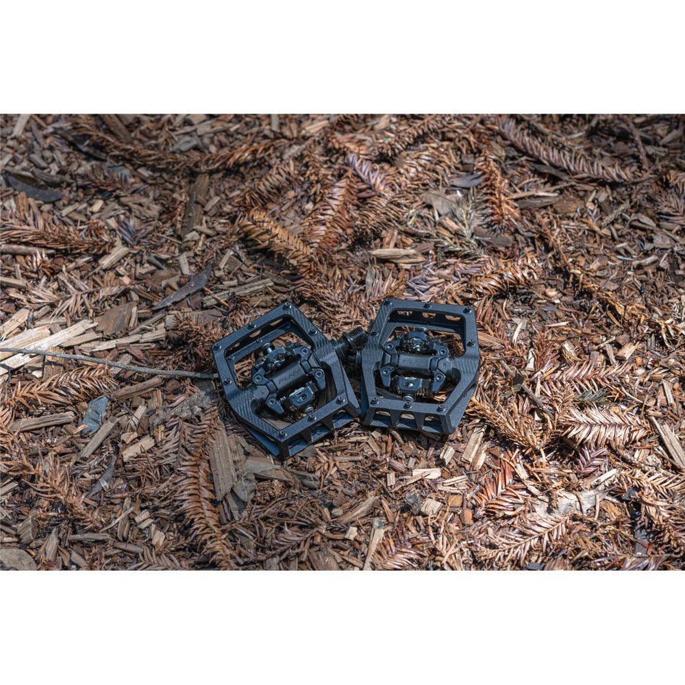 FUNN Pedal - Ripper V2 - Float Engagement SPD Compatible Clipless Pedals - Double Sided - Black