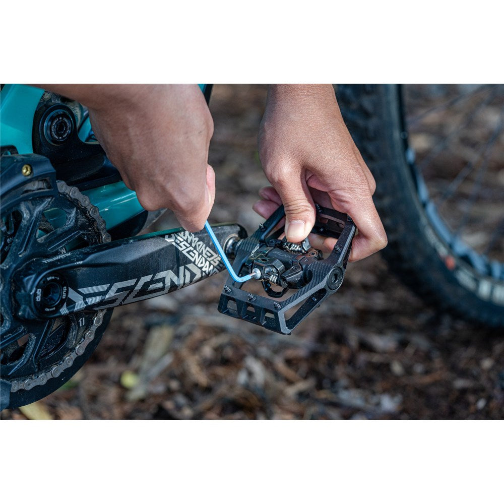 FUNN Pedal - Ripper V2 - Float Engagement SPD Compatible Clipless Pedals - Double Sided - Black