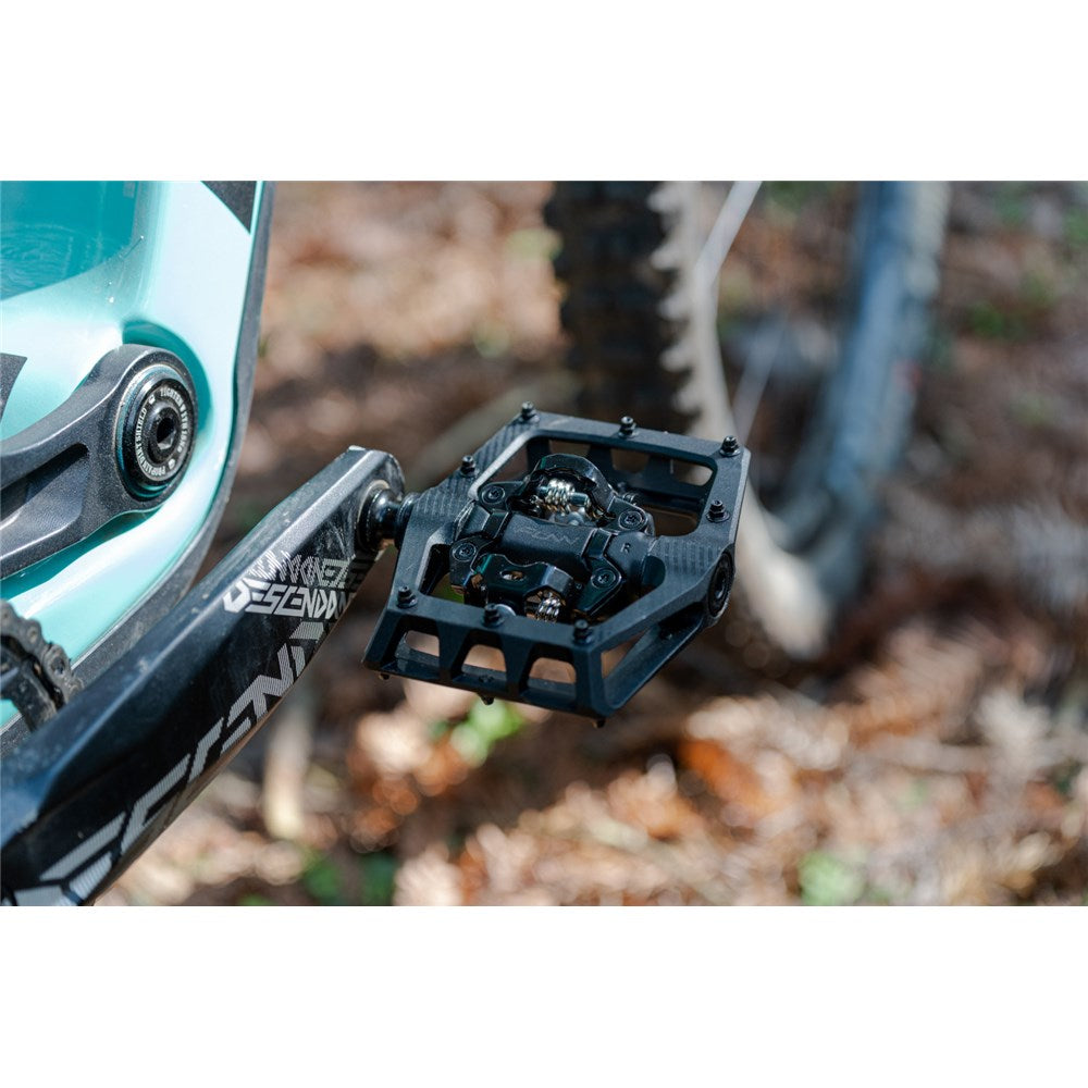 FUNN Pedal - Ripper V2 - Float Engagement SPD Compatible Clipless Pedals - Single Sided - Black