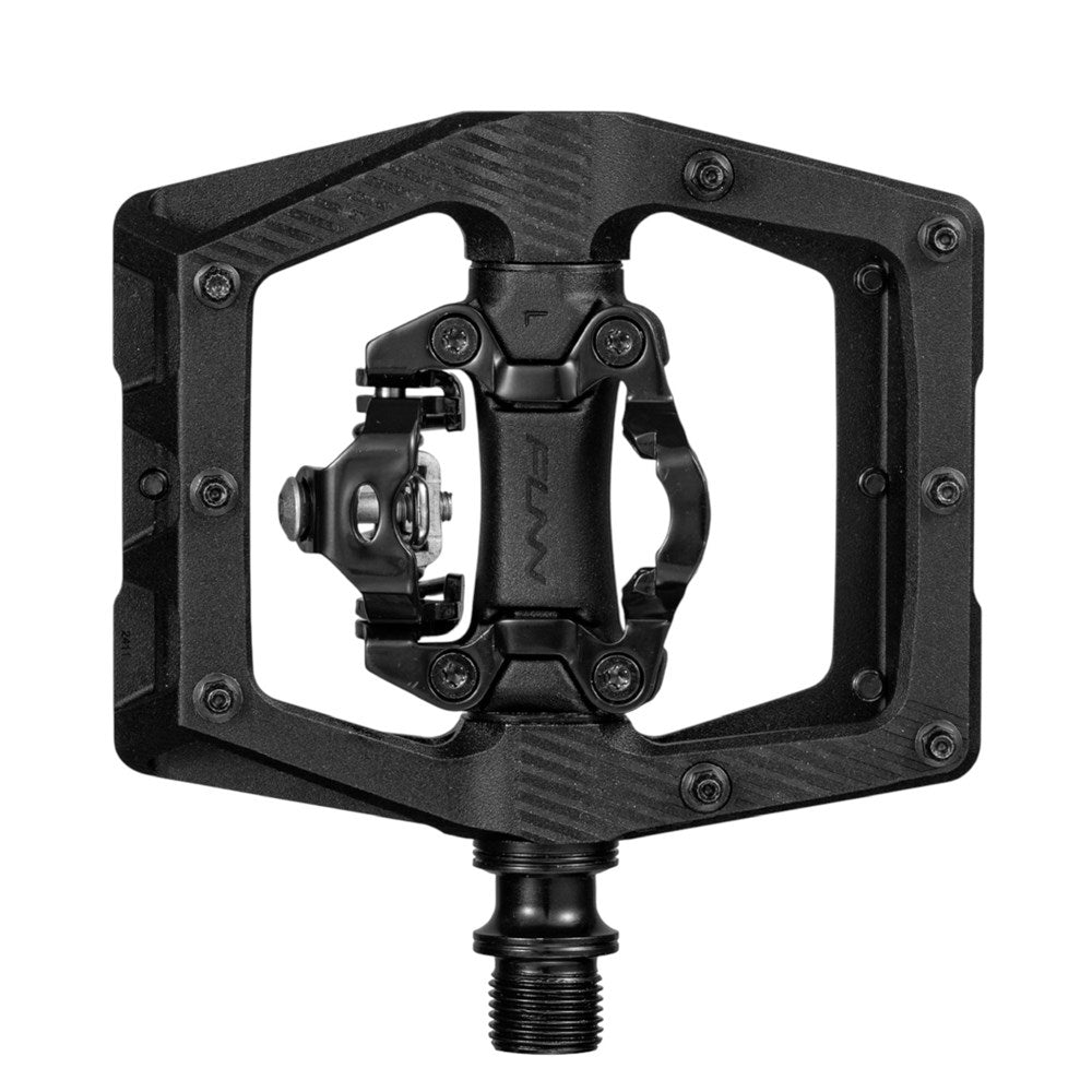 FUNN Pedal - Ripper V2 - Float Engagement SPD Compatible Clipless Pedals - Single Sided - Black