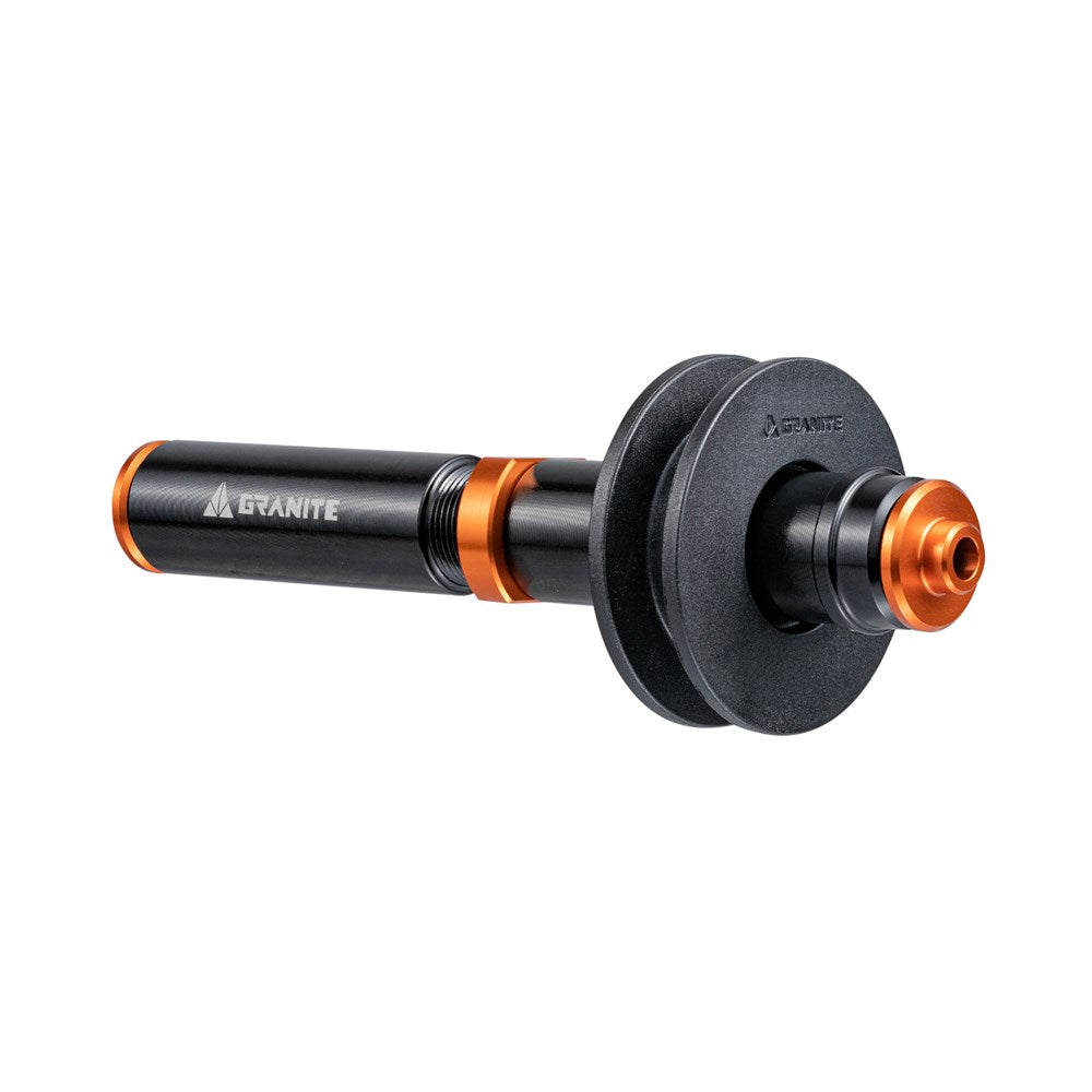 GRANITE Chaindock - Thru Axle Dummy Hub with Chain Hanger Wheel - 135mm to 157mm QR adaptor inc