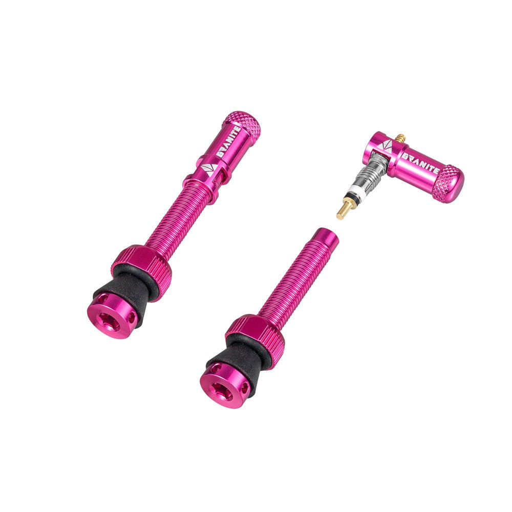 GRANITE JUICY - Valve stem with Juicy valve cap 44mm - 2PC - Matching Oil Slick
