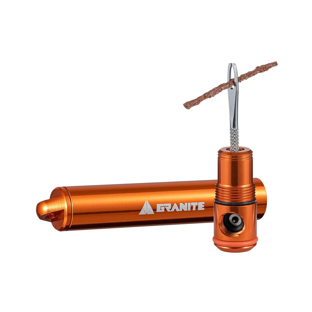 GRANITE Suture Aero - CO2 Inflator Tyre Plug Kit - Orange