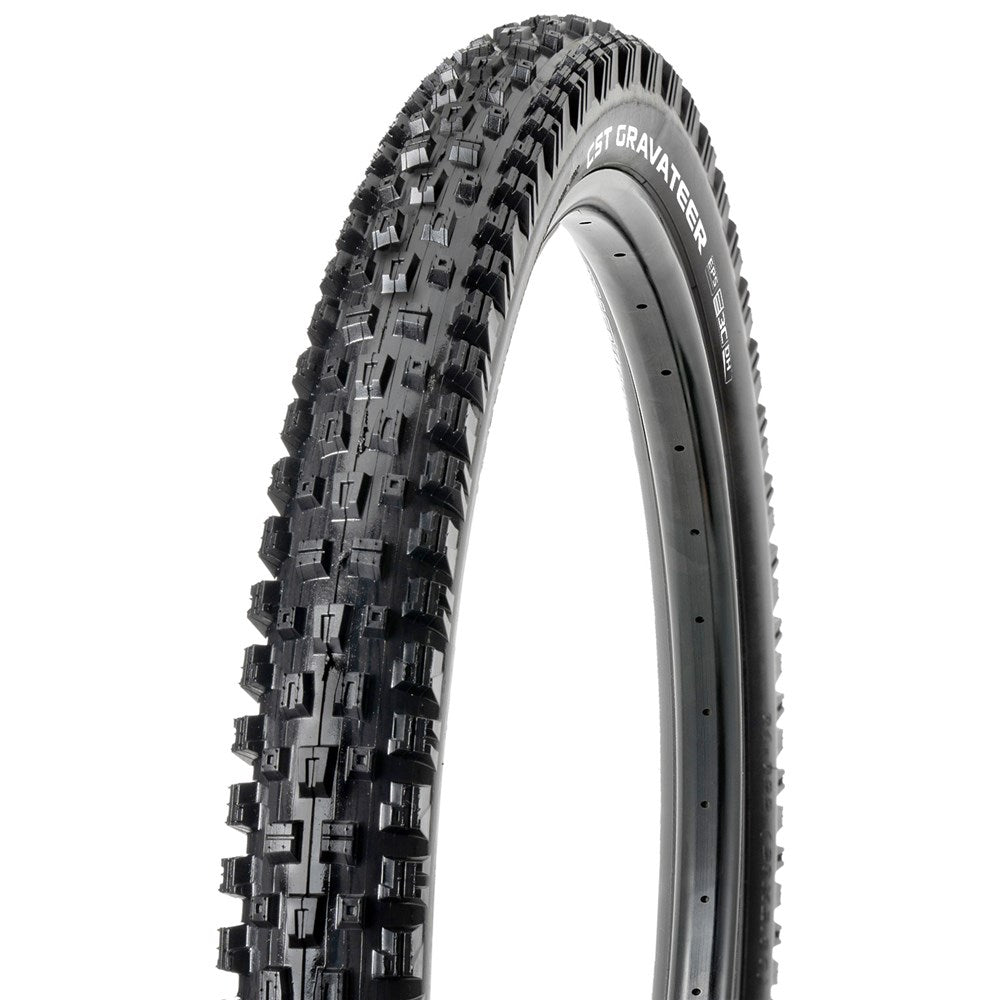 CST Tyre Gravateer - 27.5 x 2.5 - Folding 60 TPI - Dual Ply DH Casing - 1350g - 3C triple Compound - Tubeless - Defender EPS - CMT-03