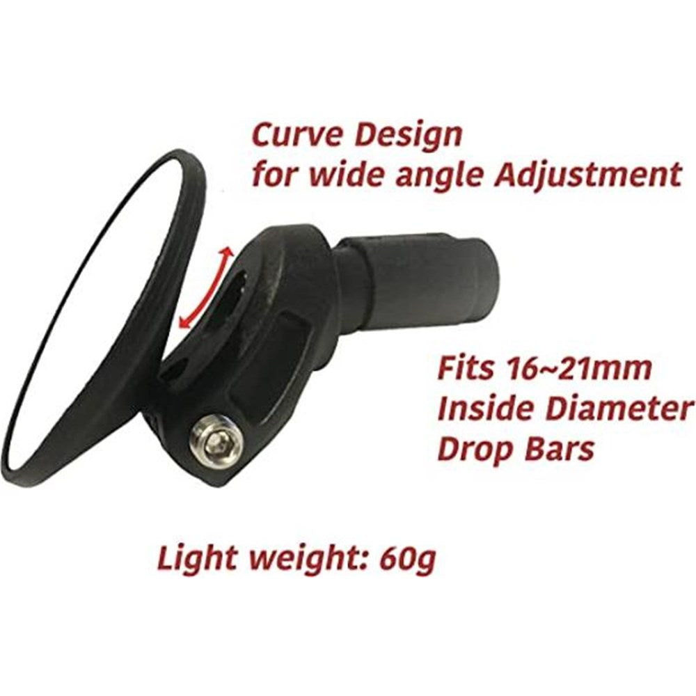 HAFNY Mirror - Drop Bar- L/R Interchangeable