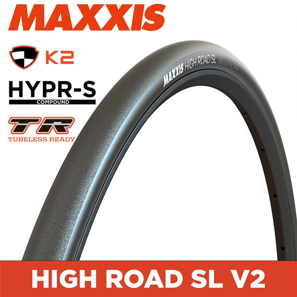 MAXXIS ROAD - HIGH ROAD SL - 700X25C - HYPR-S / K2 / TR - Carbon Fiber 150 TPI