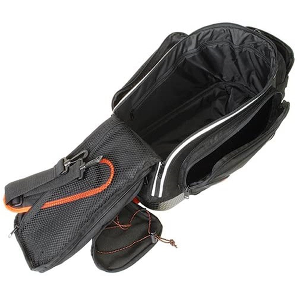 IBERA Pannier Rack - Pak Rak - W/Clip-On Bag Mount & Splash Guard For Touring