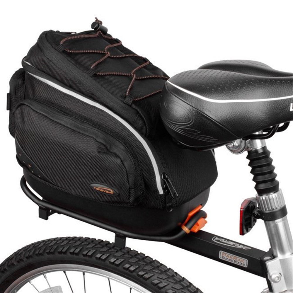 IBERA Pannier Rack - Pak Rak - W/Clip-On Bag Mount & Splash Guard For Touring