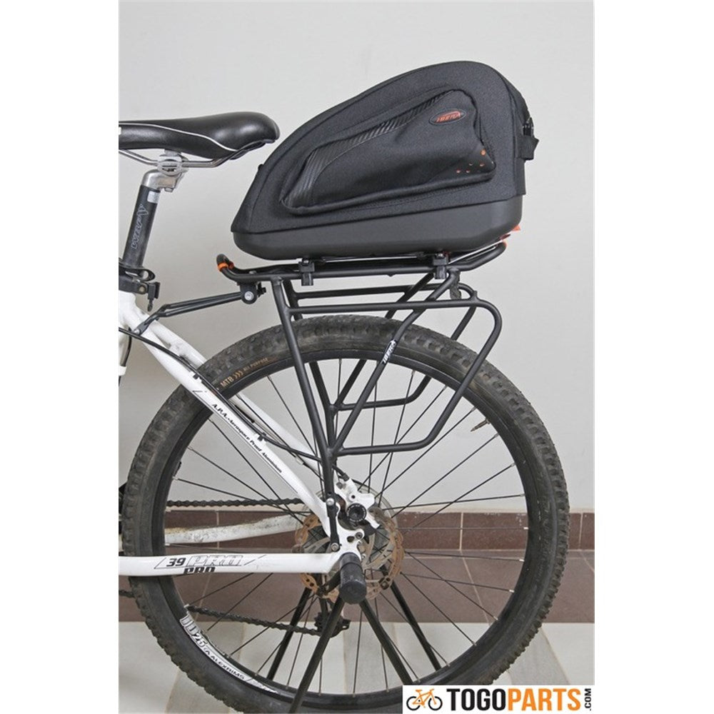 IBERA Pannier Rack - Pak Rak - W/Clip-On Bag Mount & Splash Guard For Touring