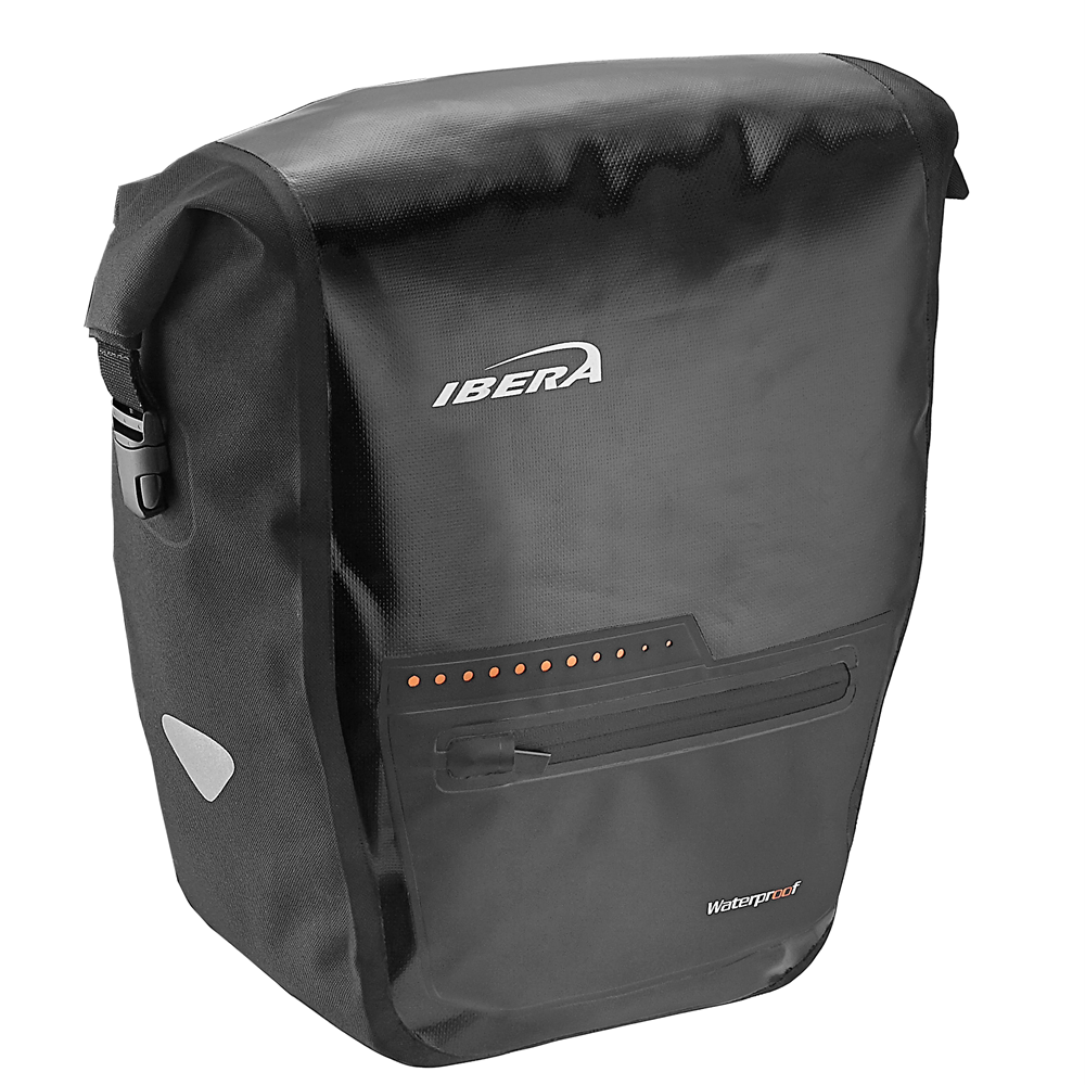 IBERA Pannier Bag - Pak Rak Waterproof - 15L - Fits Any Rack