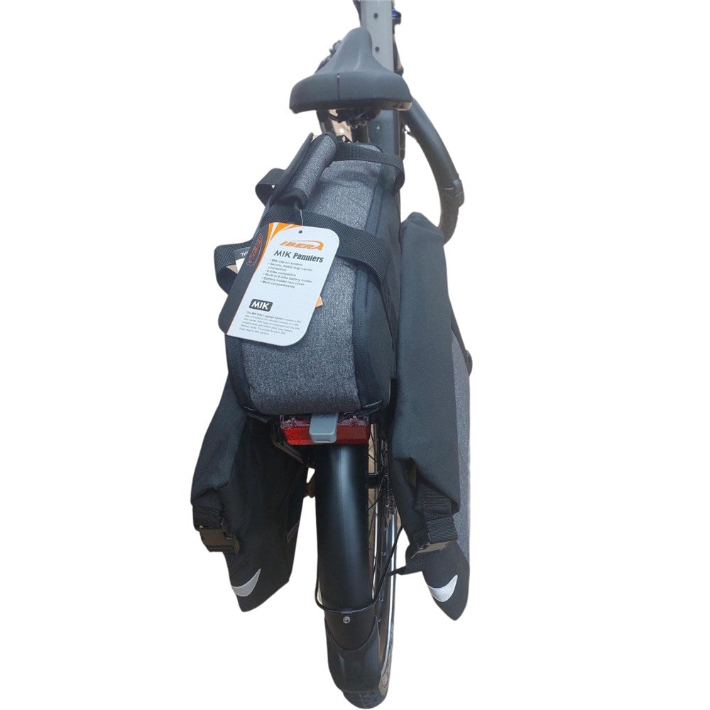 IBERA M-I-K - Pannier Bags - 38x16x50cm - 52L Holds Battery up to 36cm length