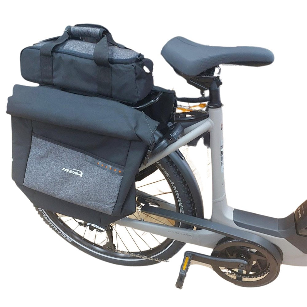 IBERA M-I-K - Pannier Bags - 38x16x50cm - 52L Holds Battery up to 36cm length